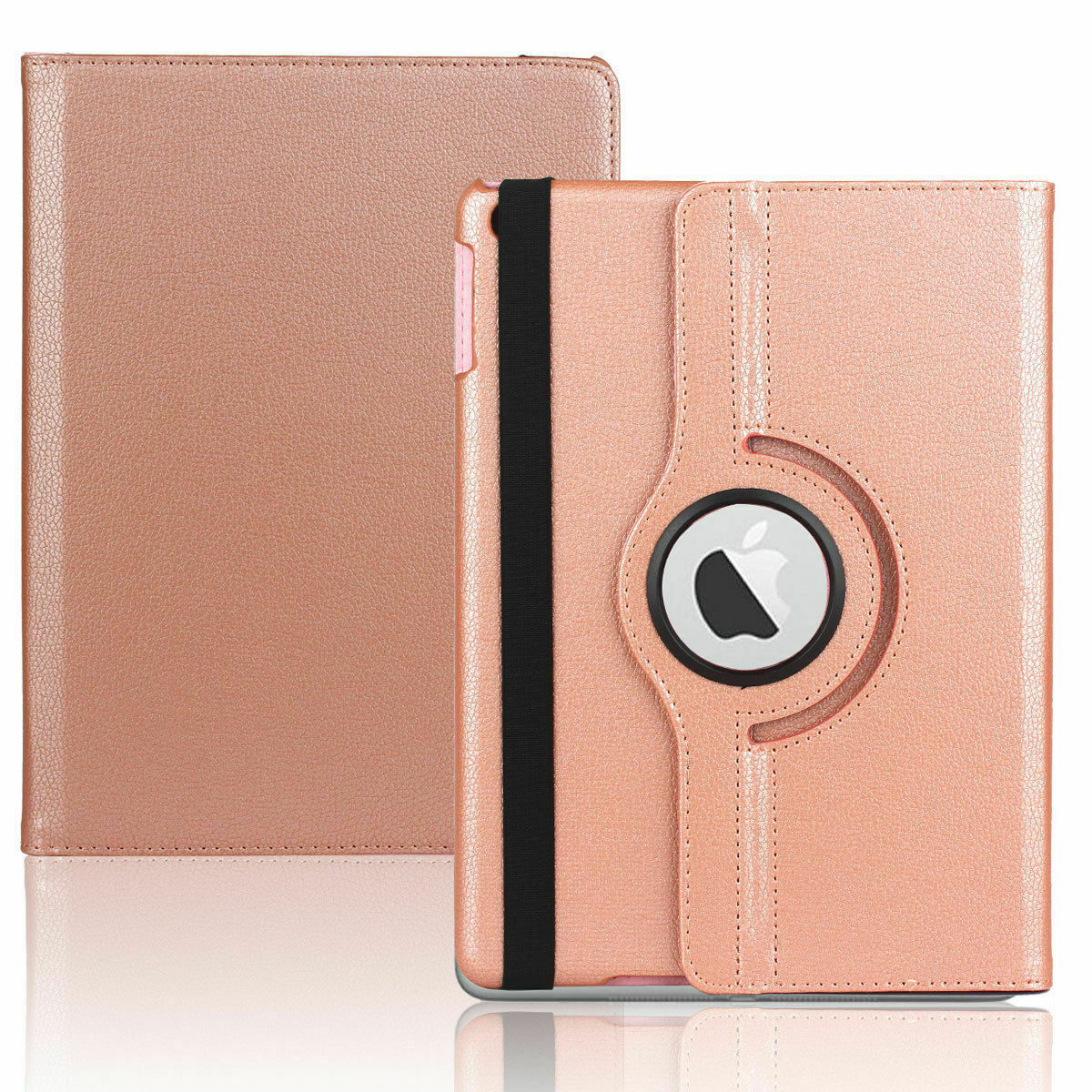 For iPad 10th 9th 8th 7th 6/5th Gen Leather Smart Flip Case Rotating Stand Cover