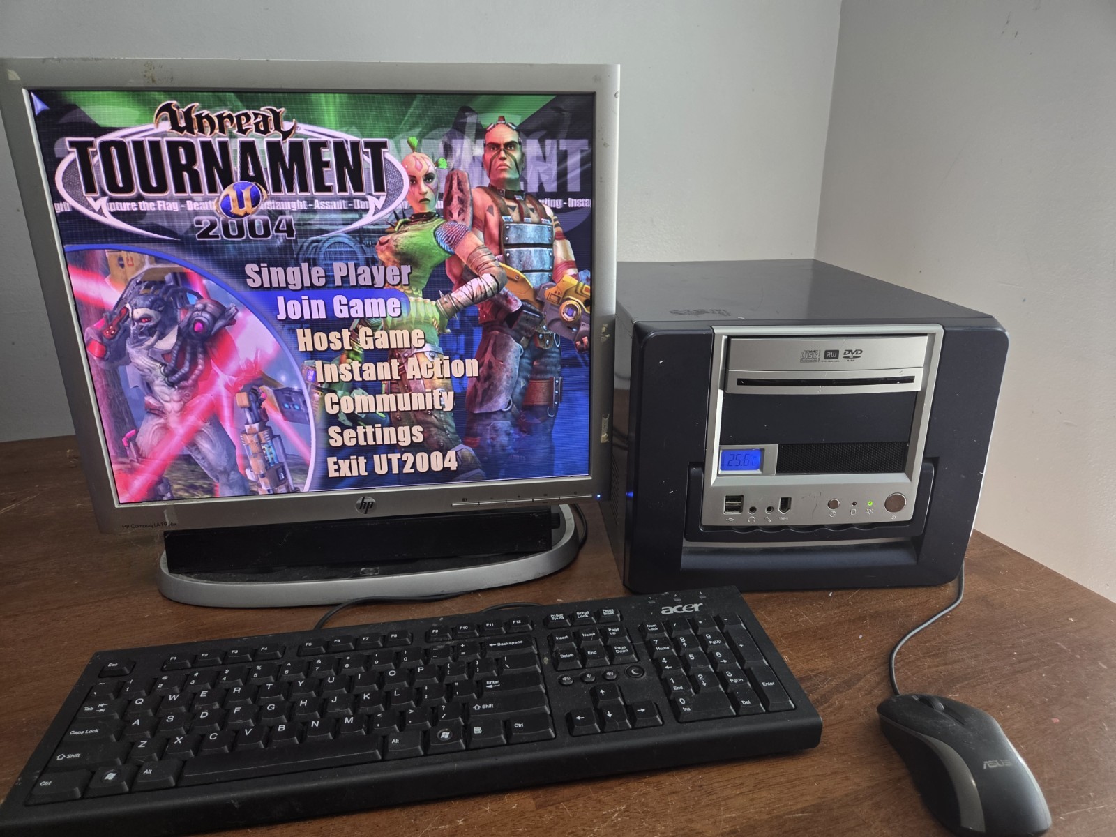 RESTORED/w SSD RETRO DOS GAMING DUAL BOOT WINDOWS 98 XP DESKTOP NVIDIA FX5200