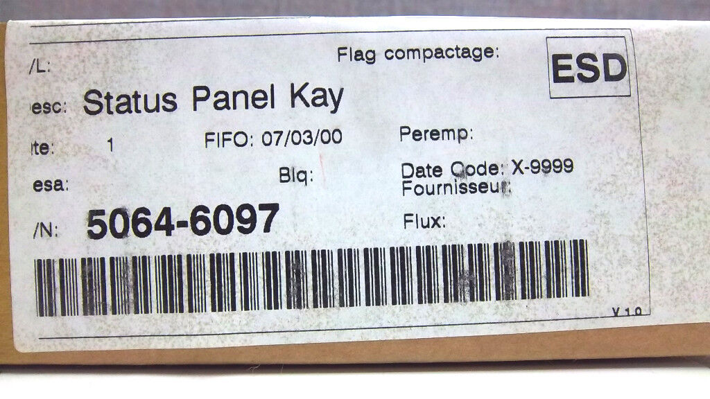 HP PANEL ASSEMBLY 5064-6097 NEW 50646097