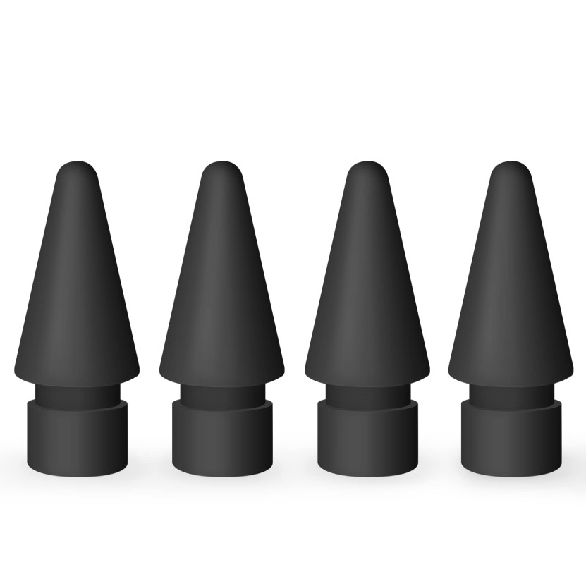 MEKO 4 Pack Replacement Tips for Apple Pencil 1st Gen & 2nd Gen, Pen Nibs for iP