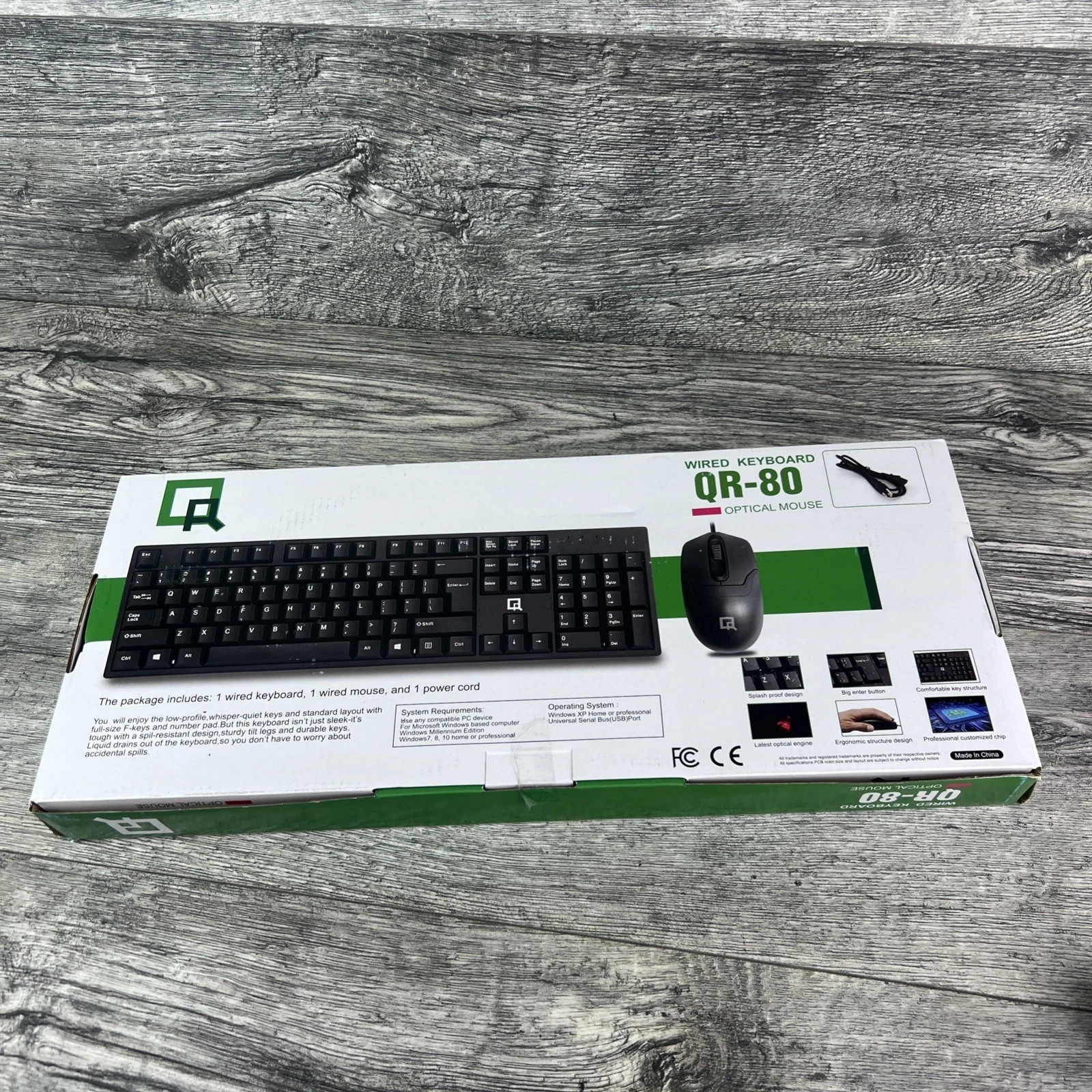 QR Keyboard and Mouse Combo – Reliable and Comfortable Selling a QR brand keybo