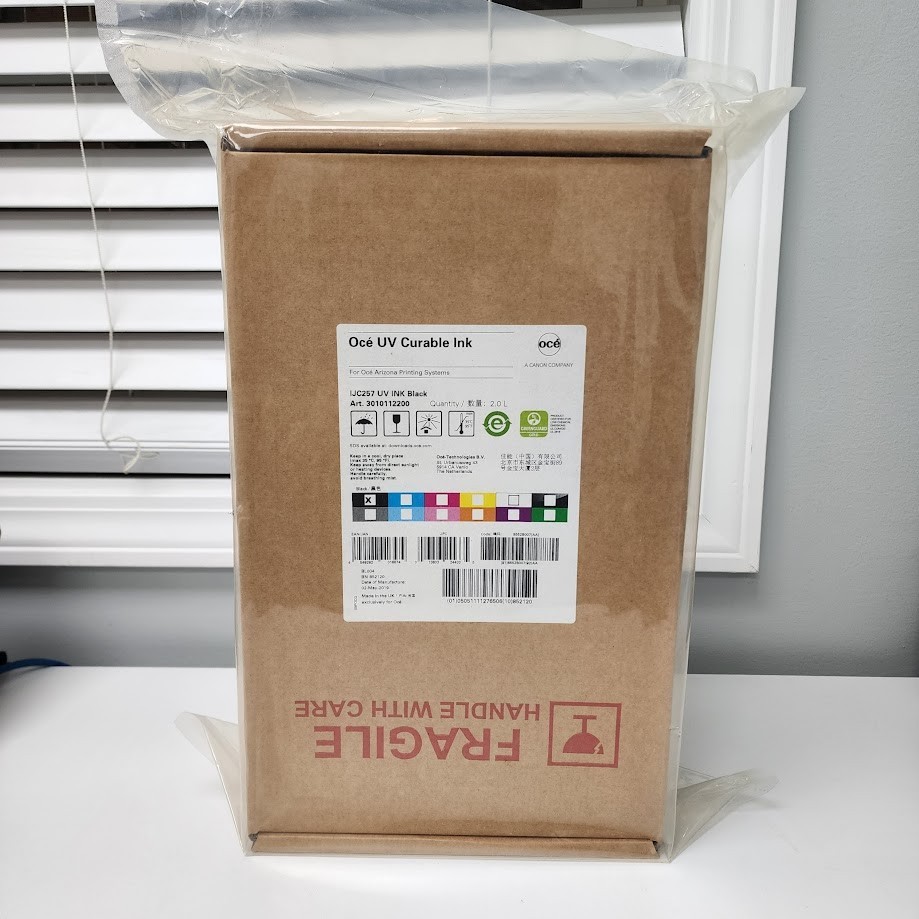 Oce 3010112200 OCE IJC257 UV INK BLACK 2L Ink Exp 2019