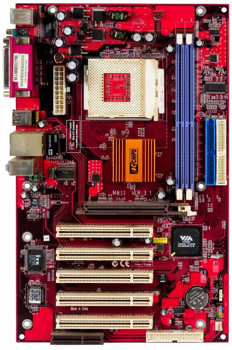 Pc Chips M811 Ver:3.1 Kt266a Socket 462 2x Ddr Agp 5x Pci Cnr Atx