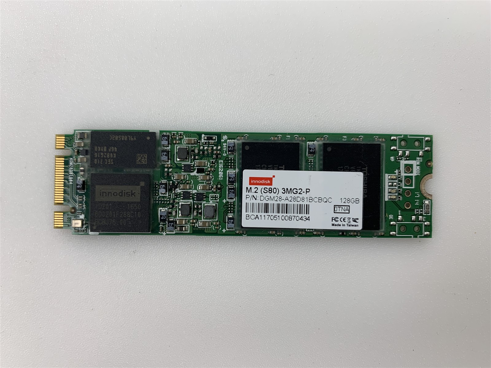Innodisk M.2 (S80) 3MG2-P DGM28-A28D81BCBQC SATA III 128GB SSD 