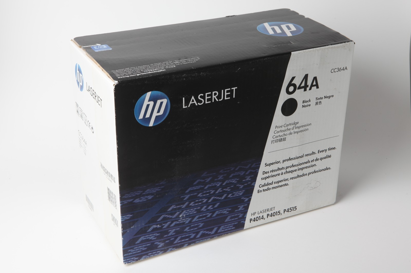 HP CC364A 64A Black Cartridge LaserJet 4015, 4515  Sealed Water Damaged