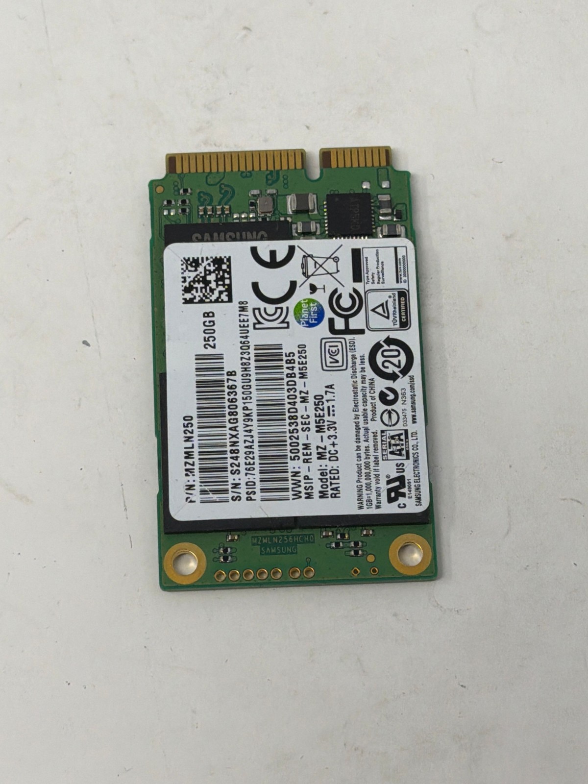 Samsung MZ-M5E250 250GB mSATA Grade B