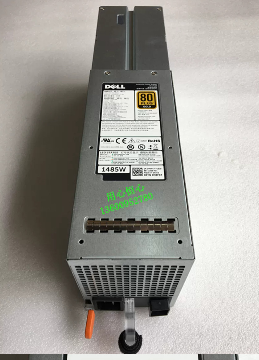 0MXFK7 08X0VH 0T7KFK 02C7NK DH1485E 1485W Hot Swap PSU Dell SC4020 SC5025