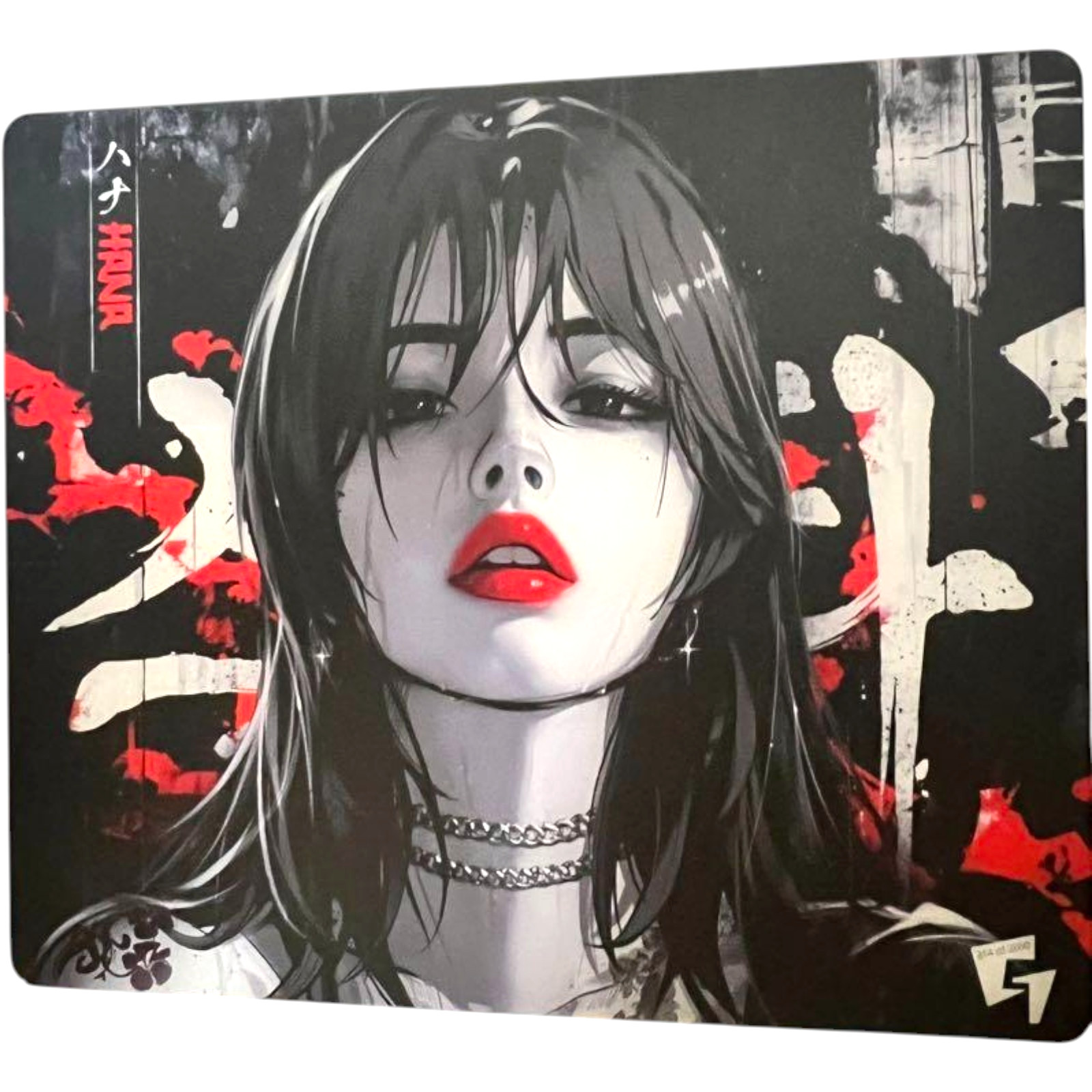GLSSWRKS Hana Premium Glass Mouse Pad 490x420mm International Edition Japan