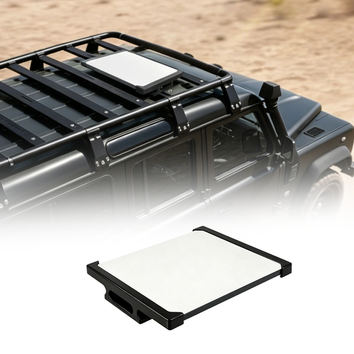 Starlink Mini Mount + Roof Rail & Luggage Base - UV/Heat Resistant ASV Bracket