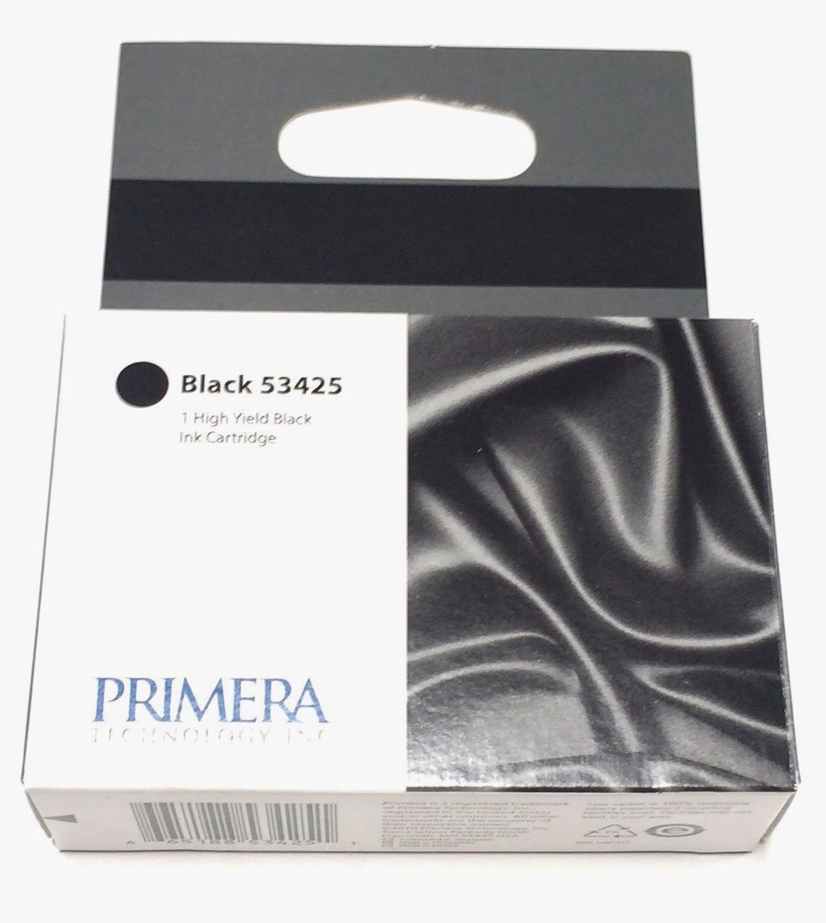 2 pk New Primera 53425 High-Yield Black Ink Cartridge LX900 Color Label Printer