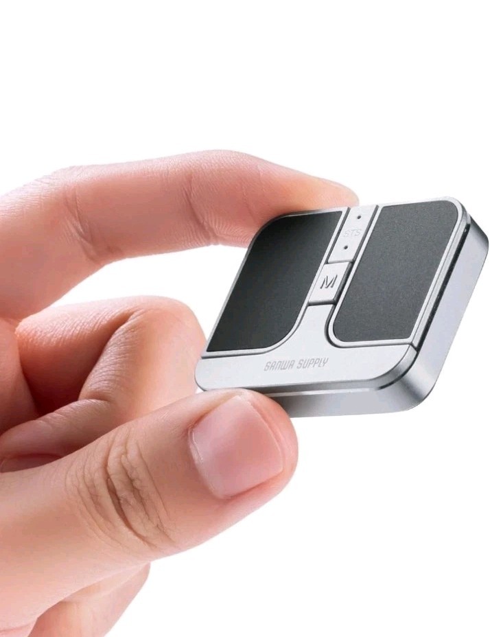 JAPAN Sanwa 400-MAWB216BK Bluetooth Mouse Ultra Small Wireless Color: Sliver