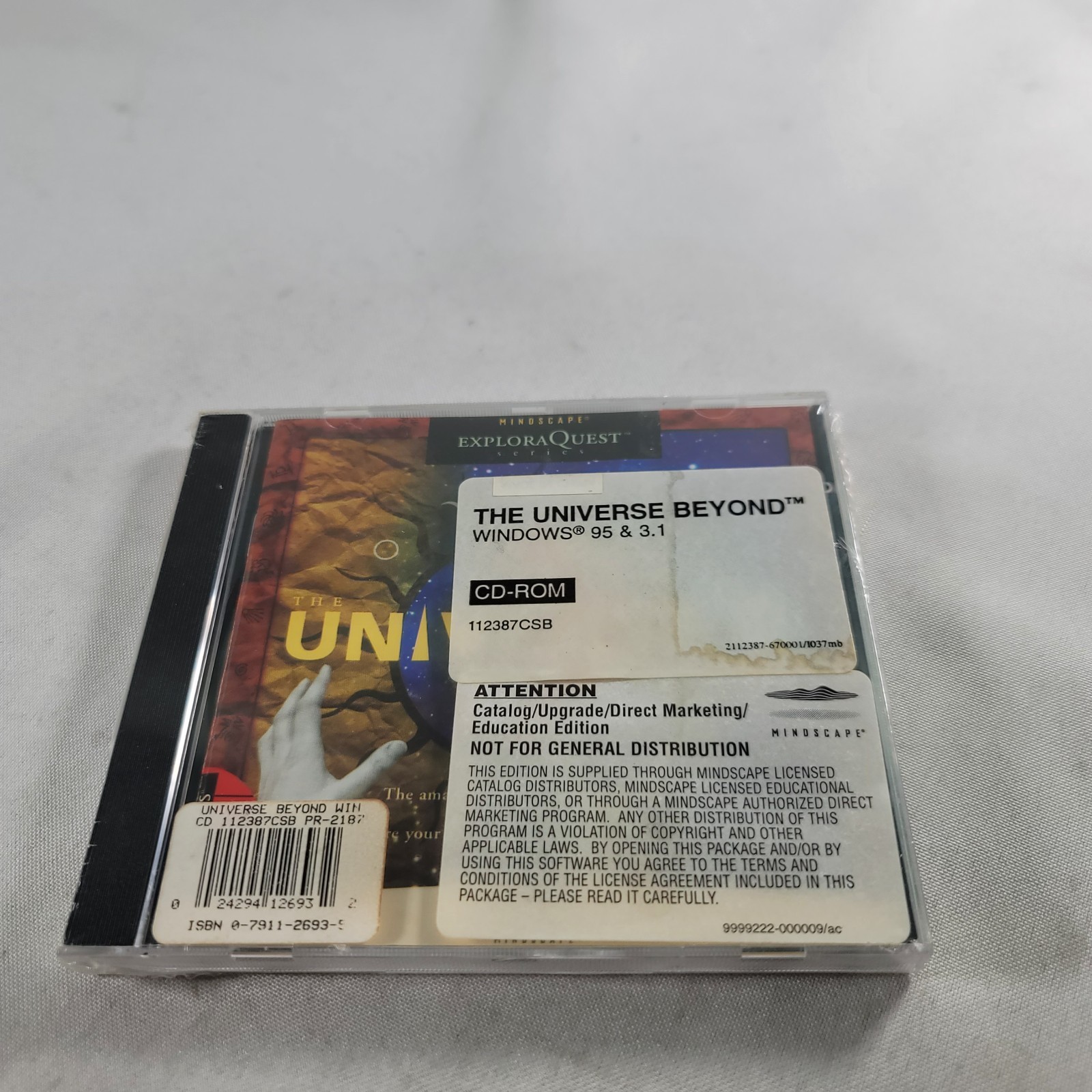 The Universe Beyond Mindscape Explora Quest CD-Rom Windows 1996