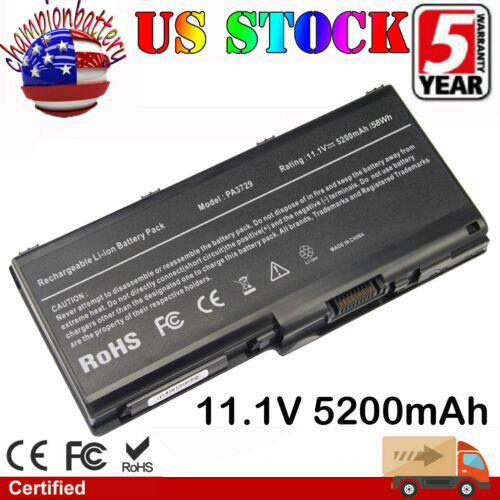 Laptop Battery for Toshiba Qosmio X500 X505 PA3729U-1BAS PA3729U-1BRS 