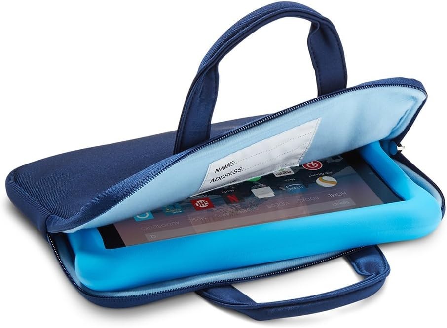 Nupro Zipper Sleeve for all versions of Fire Kids Edition 7" or 8" Tablets