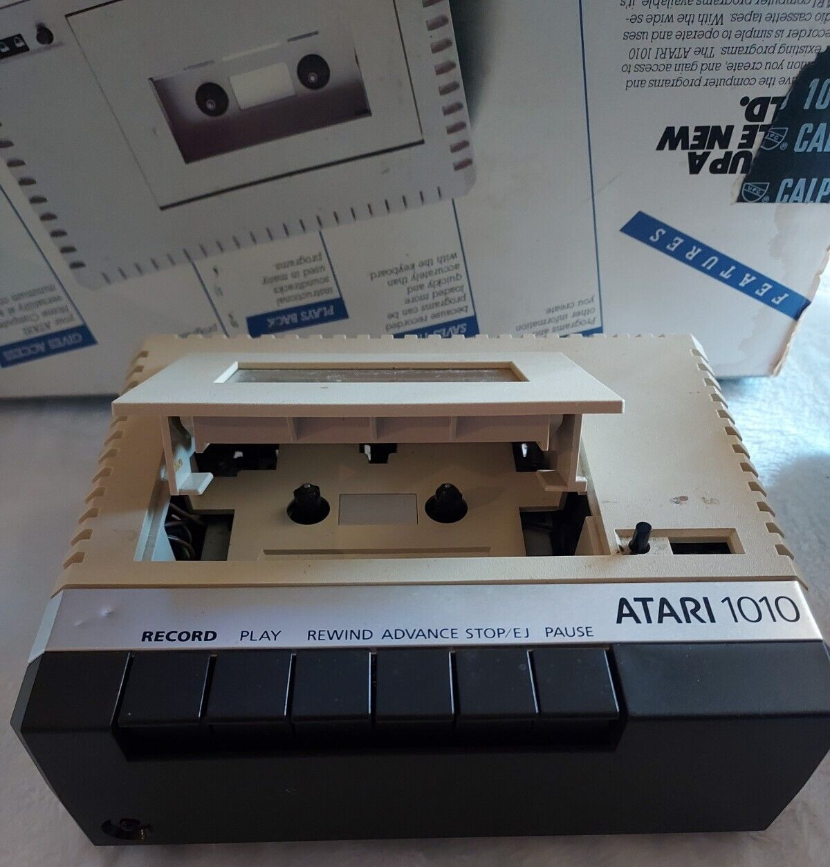 Atari 1010 Program Recorder Untested No Cables (May or may not work)