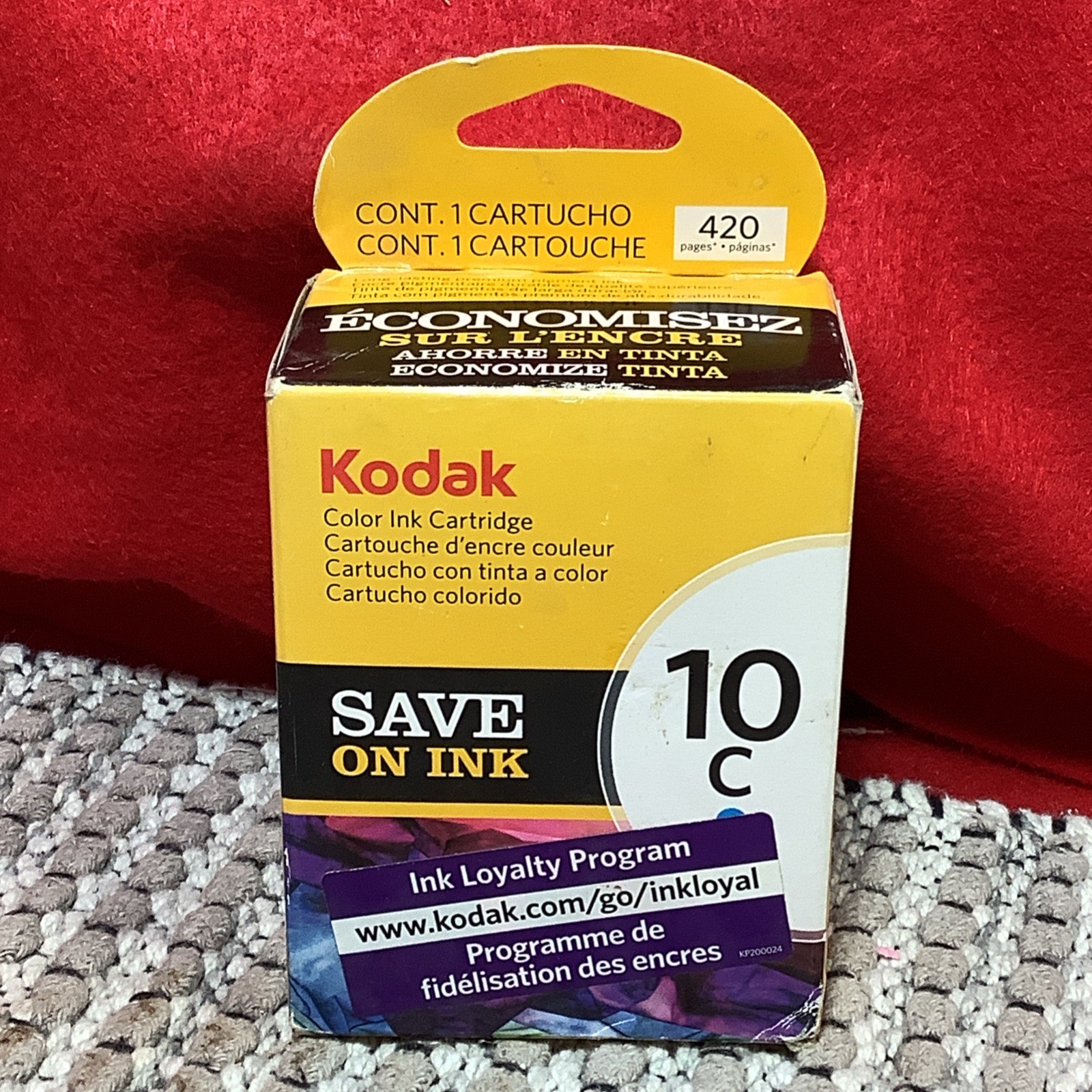 Kodak 10C Tri-Color Genuine/Original Inkjet Cartridge for ESP/HERO Printers