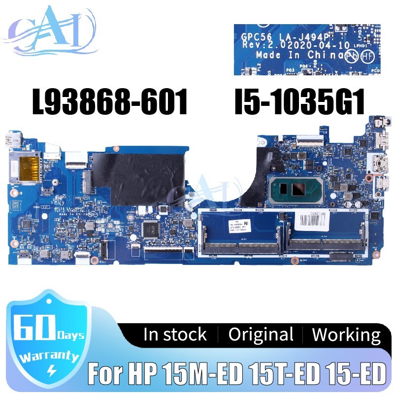 LA-J494P For HP ENVY X360 15M-ED  15-ED Motherboard Core i5-1035G1 L93868-601