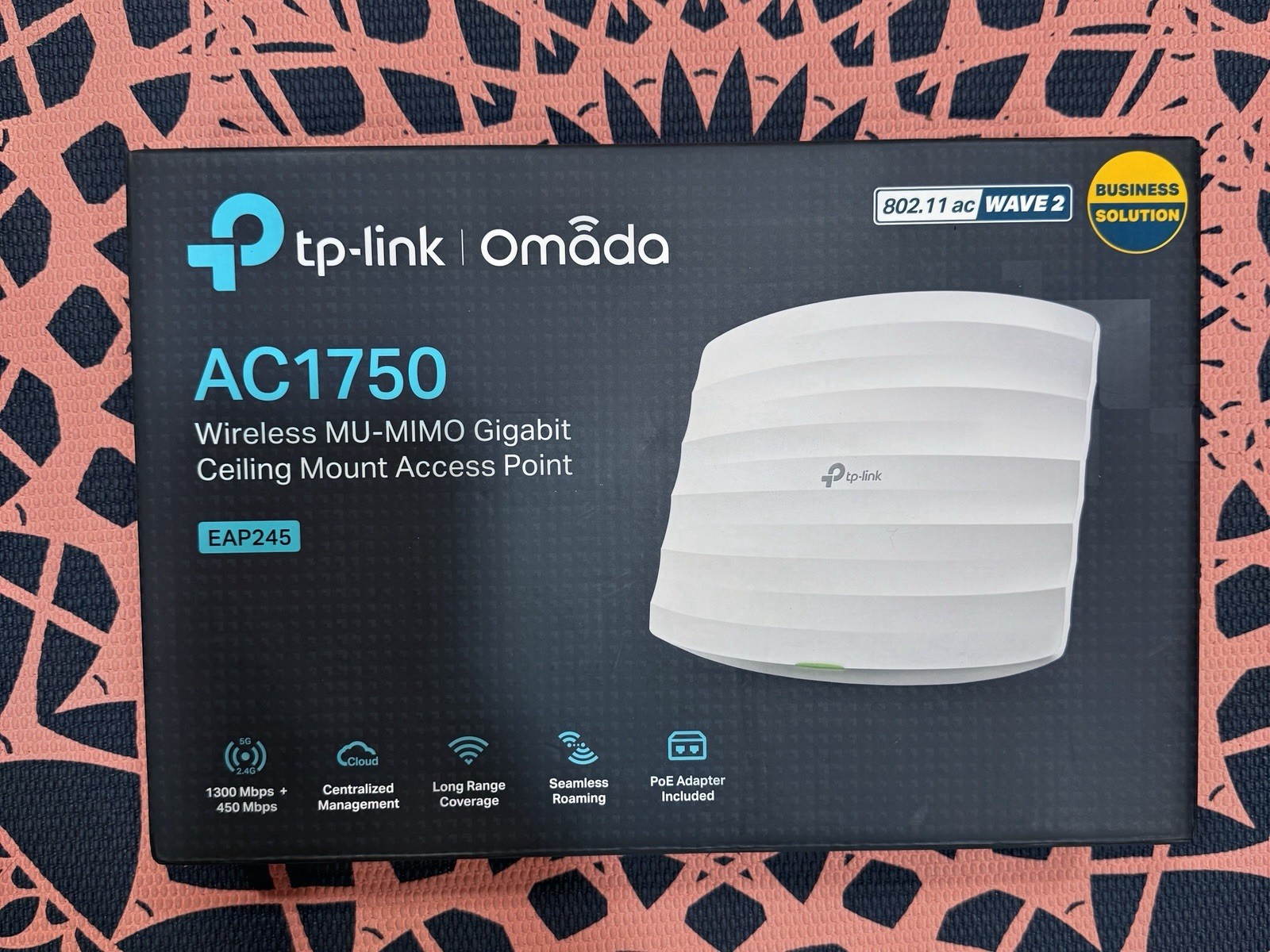 TP-Link AC1750 Omada EAP245 Dual Band Gigabit Wireless Access Point (POE) NEW