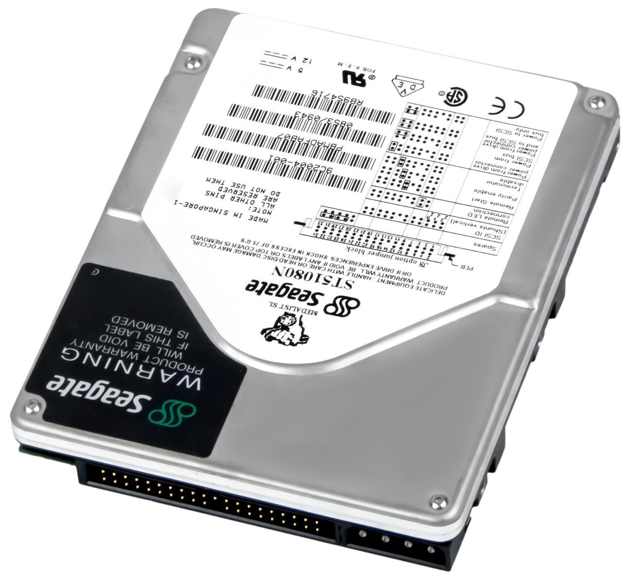 HARD DRIVE SEAGATE MEDALIST SL ST51080N 1GB 5400RPM SCSI 3.5'' inch