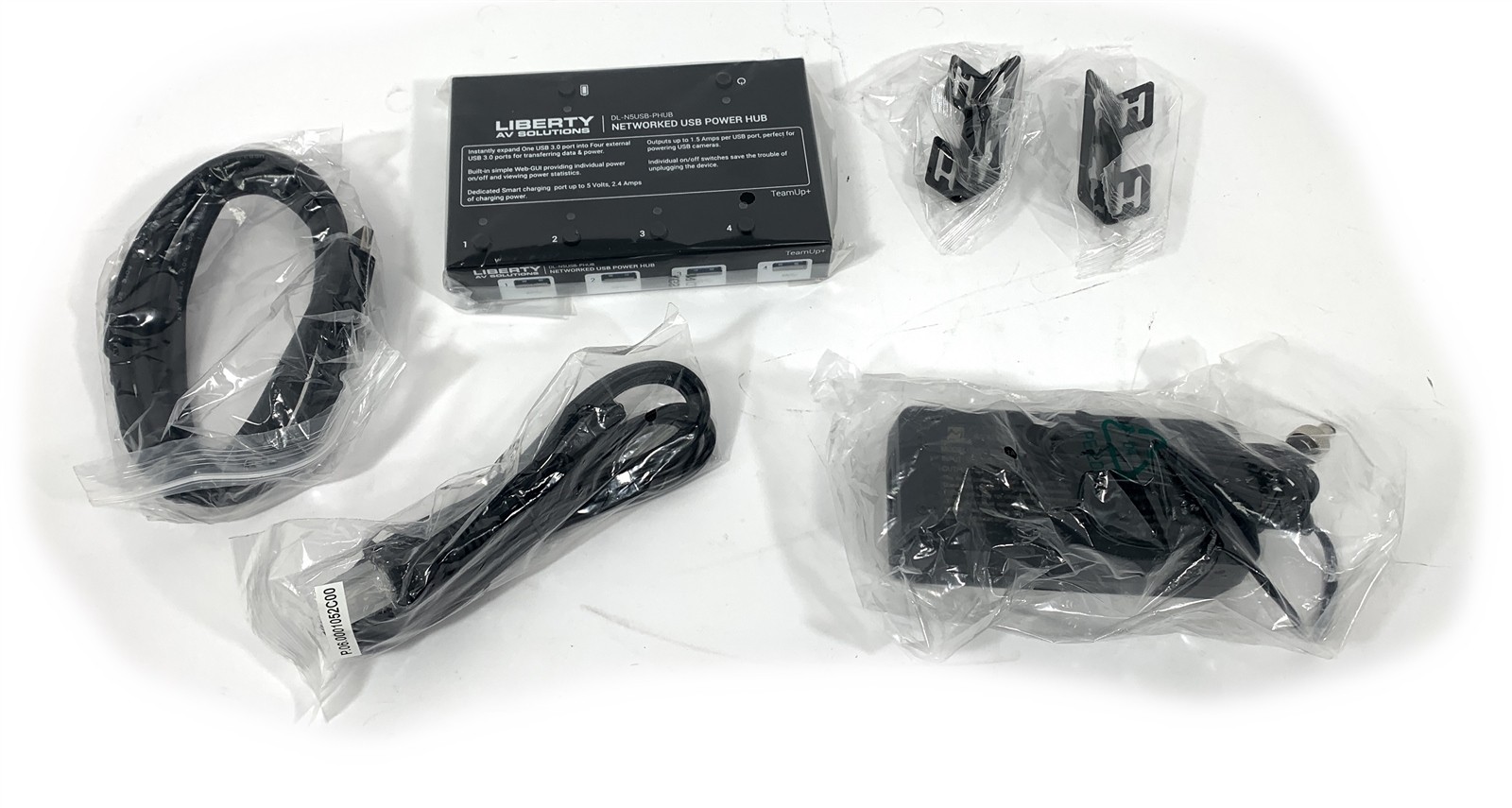 NEW Open Box Liberty AV Solutions DL-N5USB-PHUB Networked 4-Port USB Power HUB