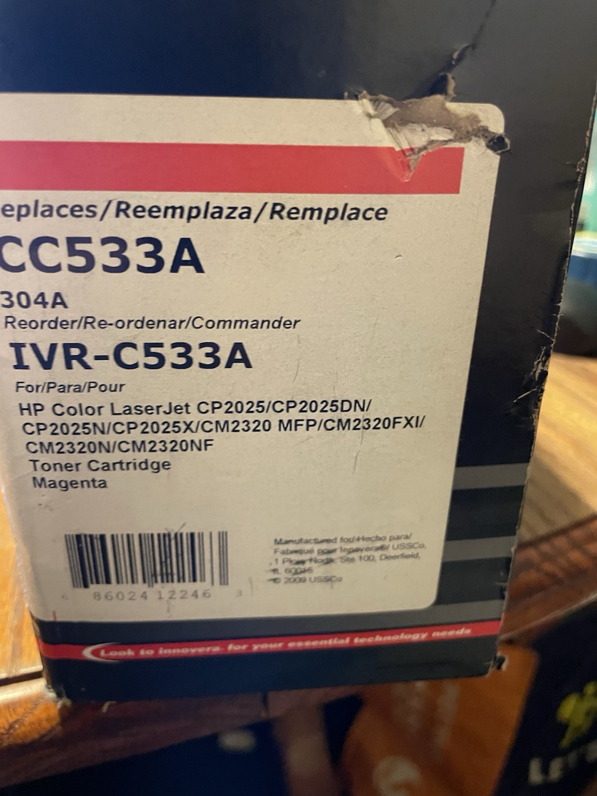 Innovera C533a Toner Cartridge - Magenta - Laser - Cp2025 Opened