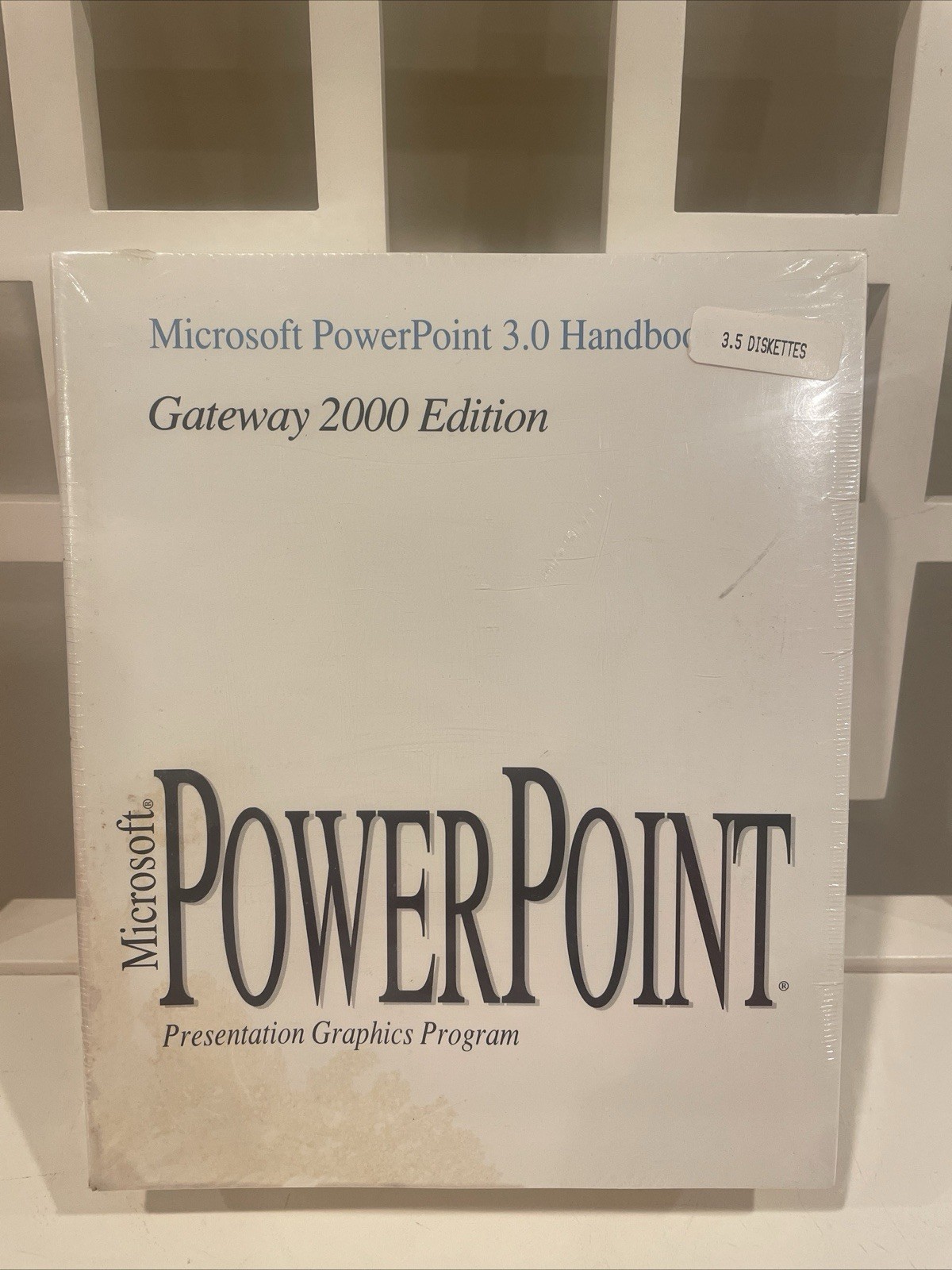 Vntage PC Software Microsoft PowerPoint Gateway 2000 3.5" disks Sealed Brand new
