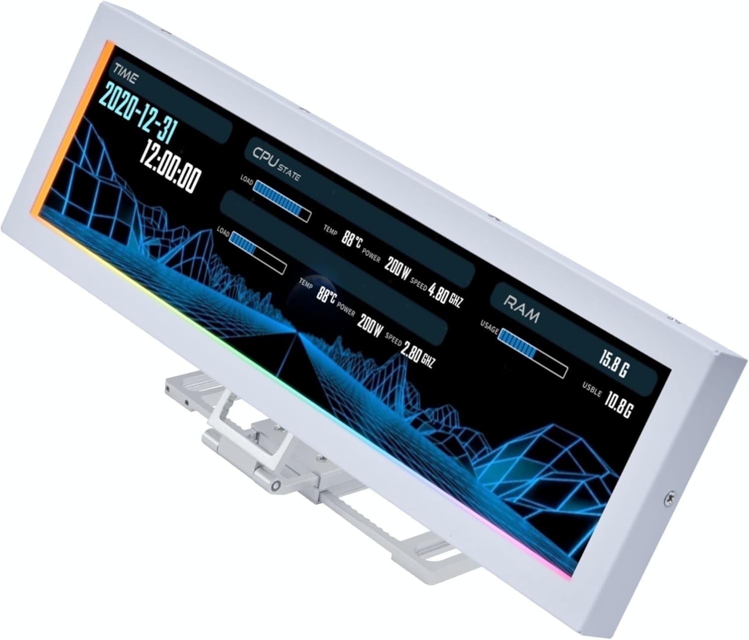 Lian Li SM088X 8.8" Universal Internal LCD Display Black