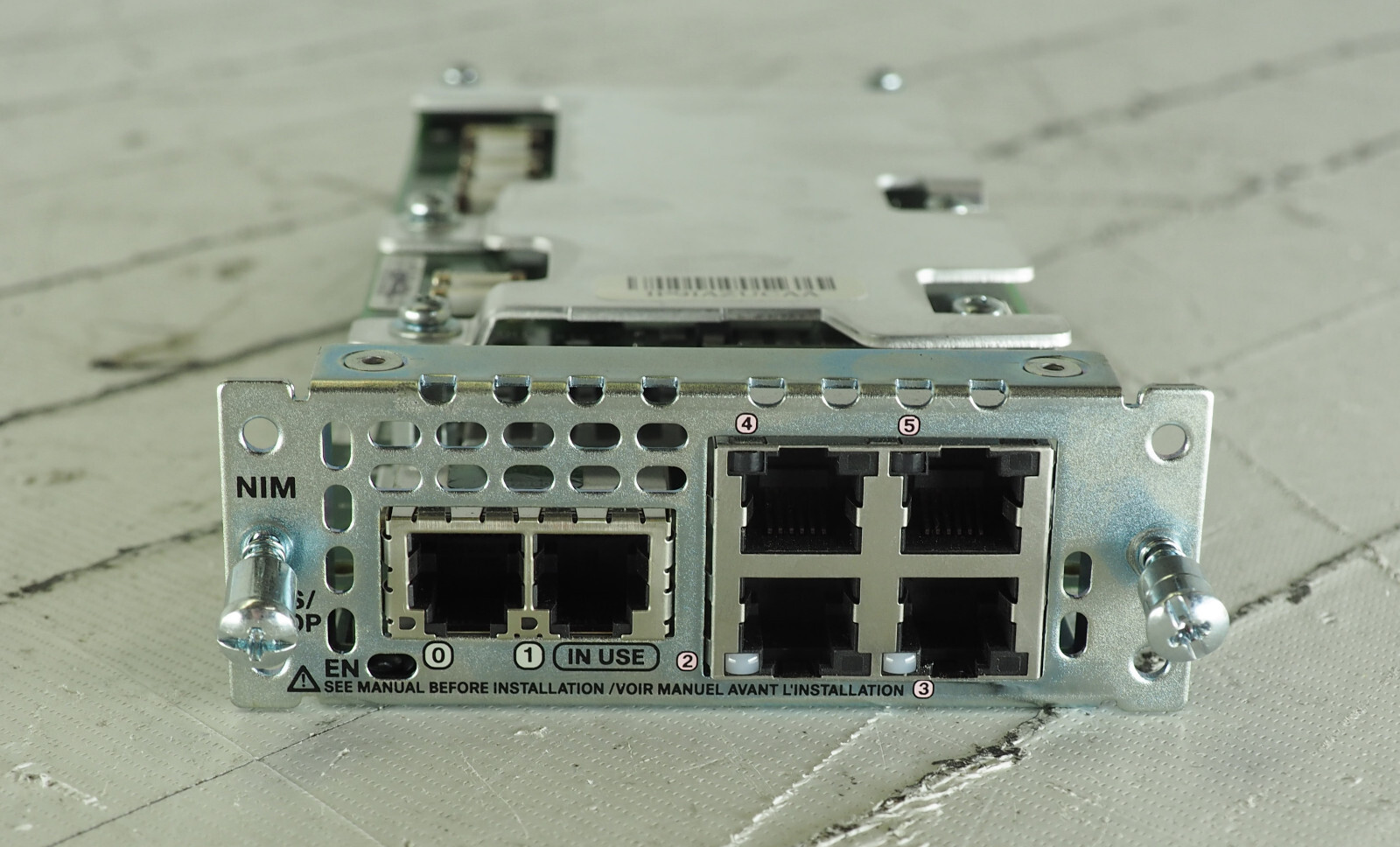 CISCO NIM-2FXS/4FXOP Network Interface Module FXS/FXO ISR 4000 Series Routers