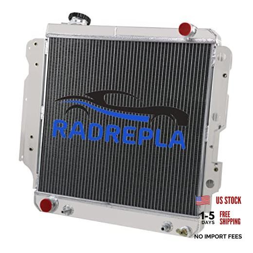DPI2101 4 Row Aluminum Radiator for 1987-2006 Jeep Wrangler TJ 4 Row Radiator