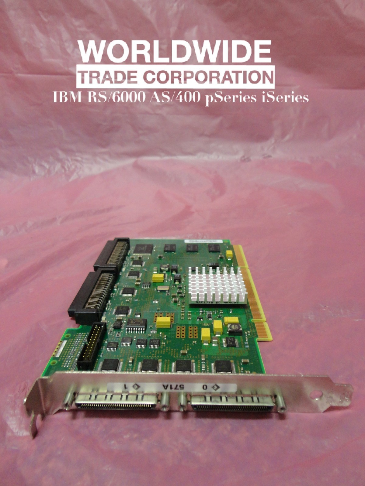 IBM 44V5591 5736 571A PCI-X DDR Dual Channel Ultra320 SCSI Adapter pSeries