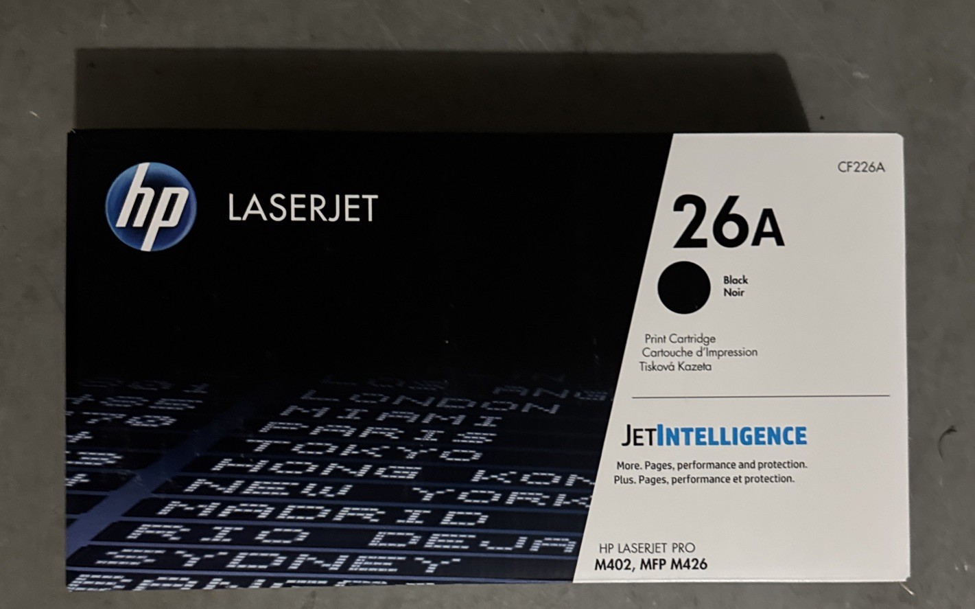 HP 26A CF226A Black Toner Genuine NEW LaserJet Pro Printer