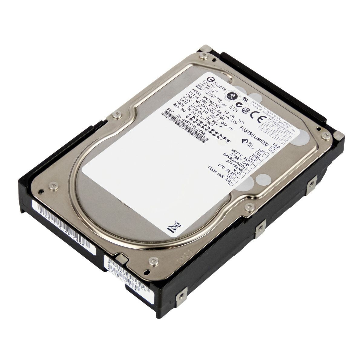 HARD DRIVE FUJITSU MAT3073NP 73GB 10K 8MB SCSI U320 3.5''