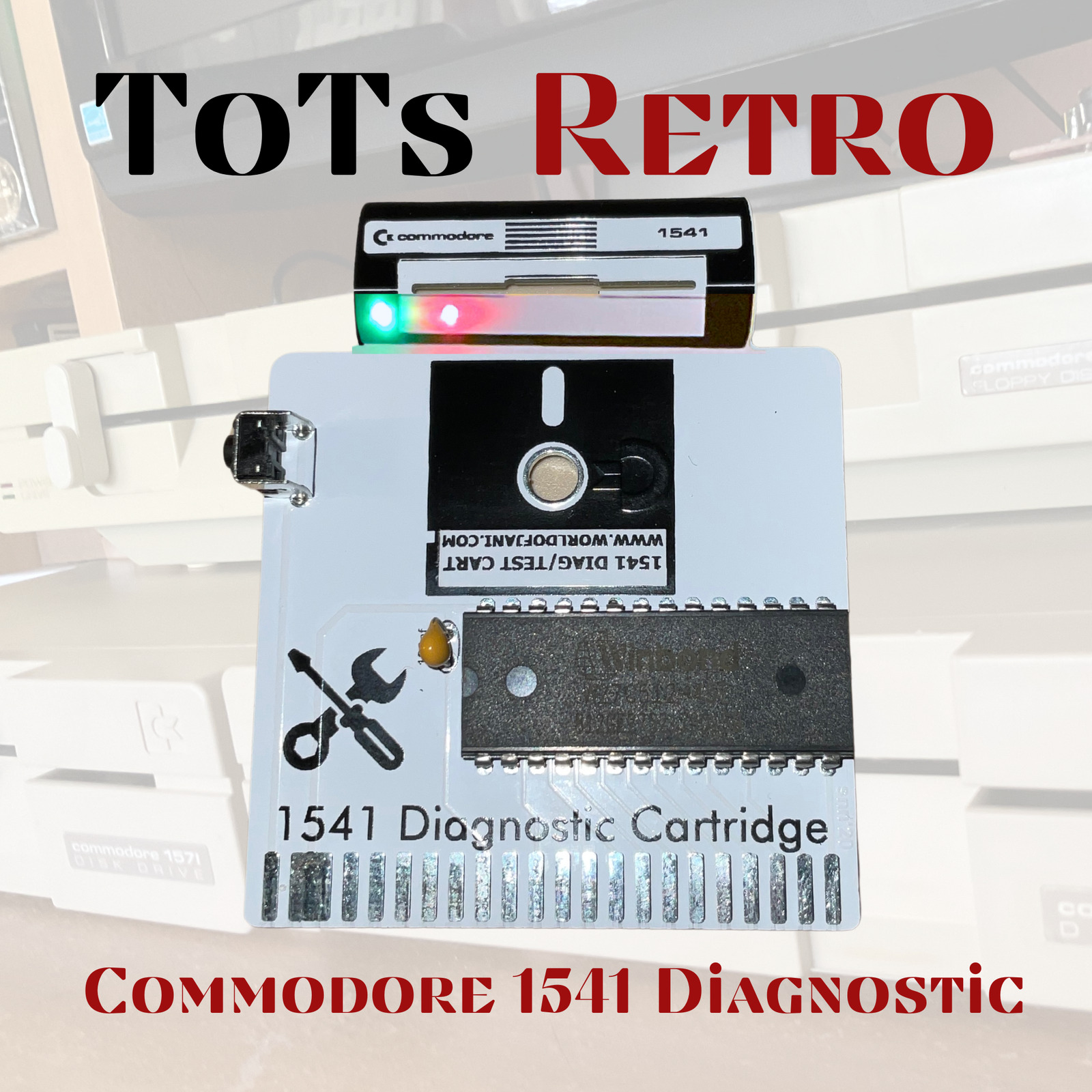 Commodore 1541 Diagnostic Cartridge for Commodore 64 64c c128 c128D CBM