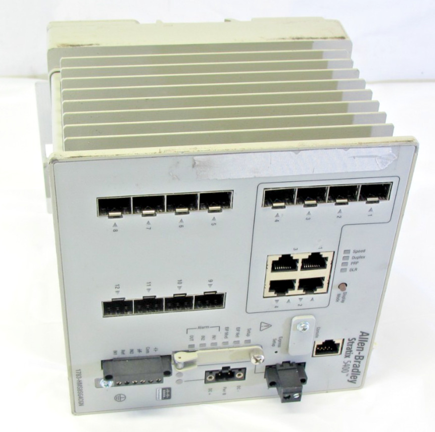 Allen-Bradley 1783-HMS8SG4CGN Stratix 5400 Managed Switch, For Parts/Repair