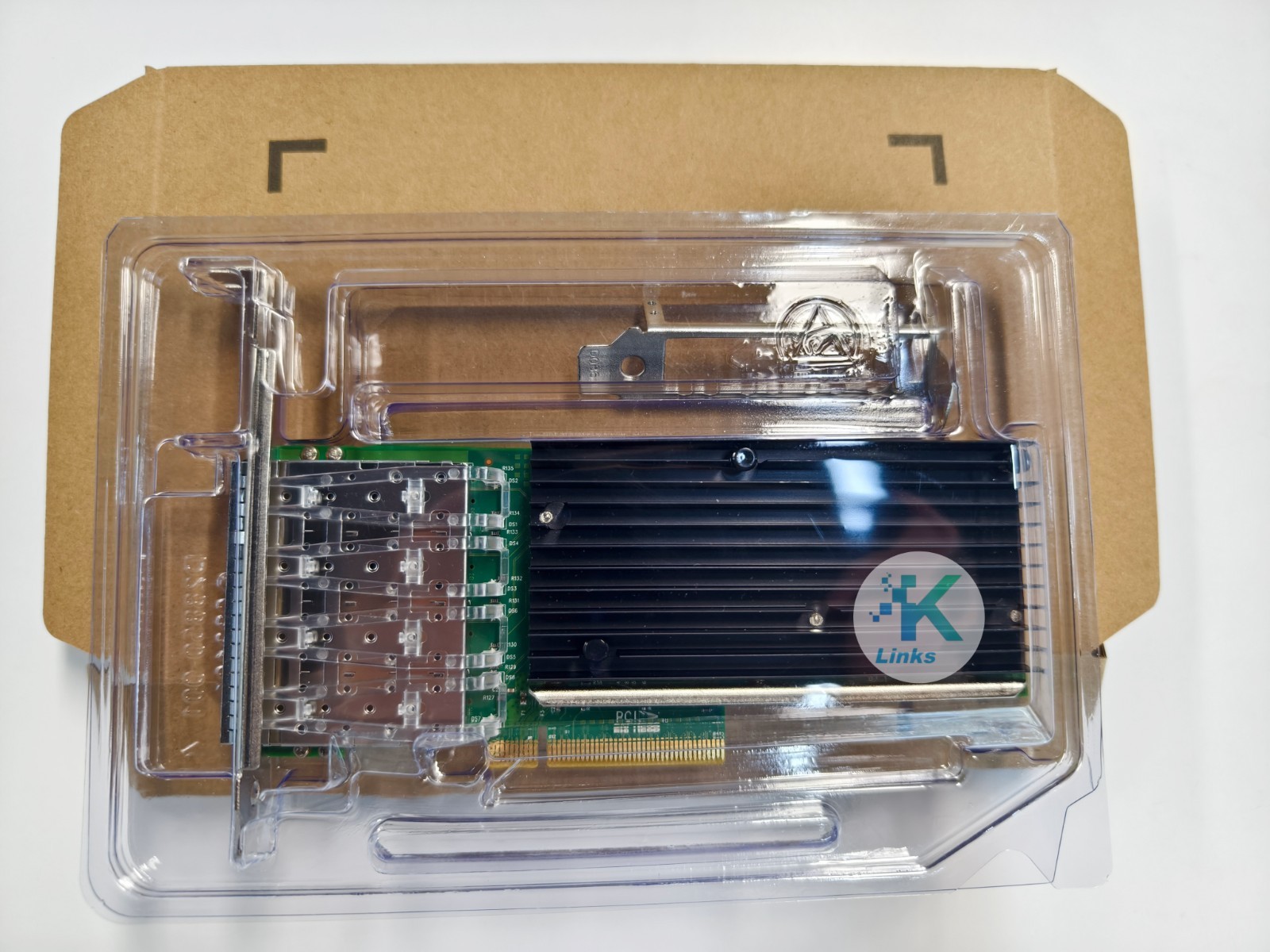 Genuine Intel X710-DA4 4-port  PCIe 10GbE X710DA4G2P5 Low profile Network Card