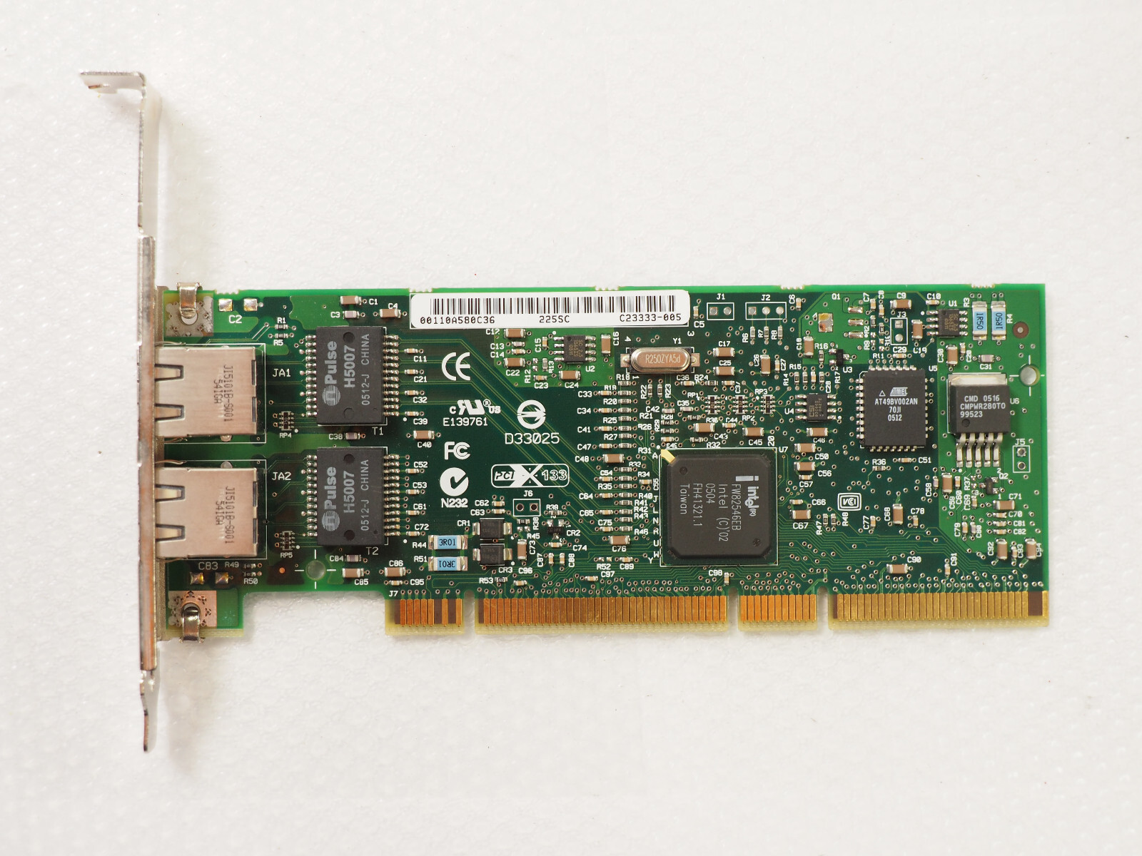HP NC7170 DUAL Port PCI-X 1000T 313586-001 313559-001 Gigabit Network Adapter