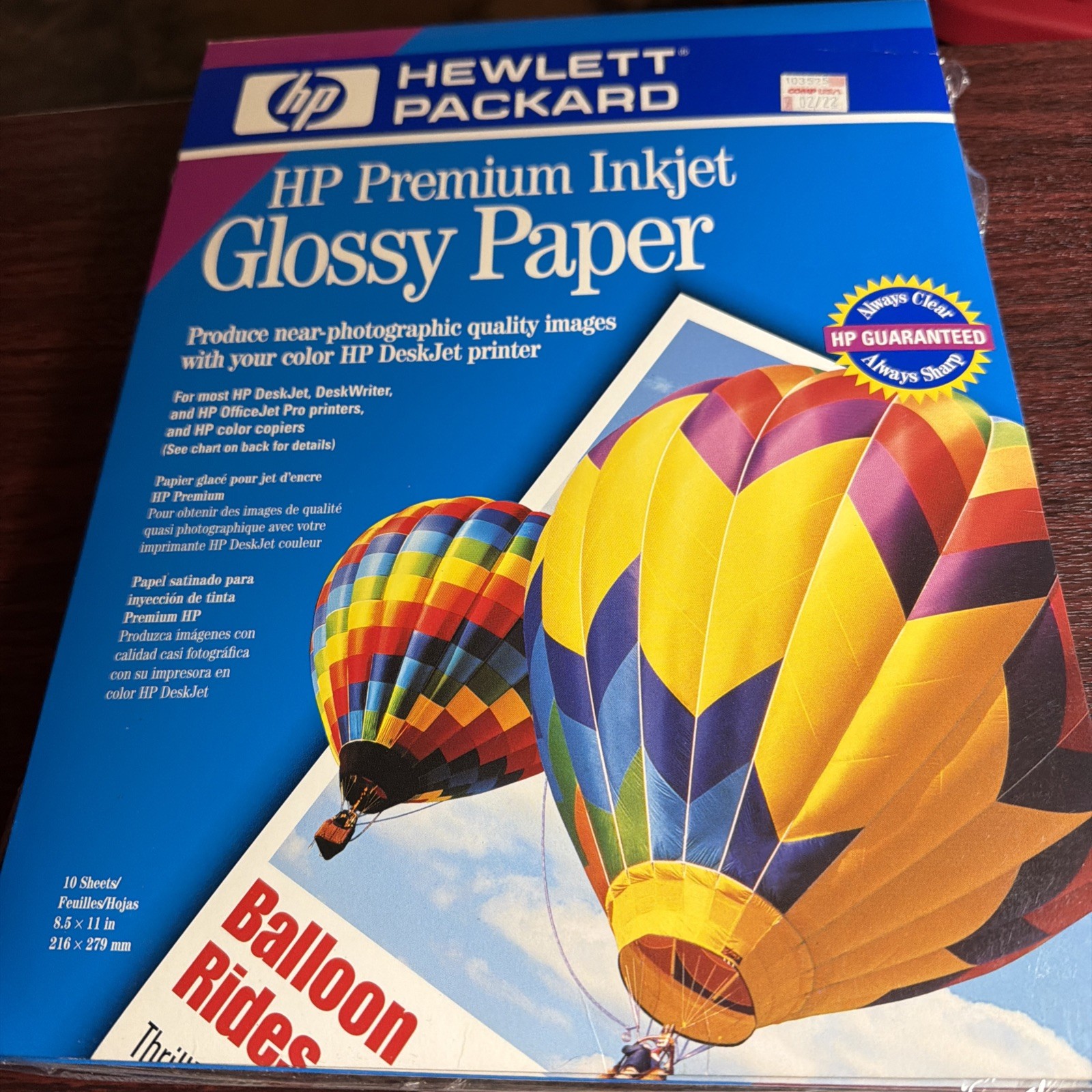 HP Premium Inkjet Glossy Paper Lot Vintage New This Is For 9 Packs Of 10 Sheets