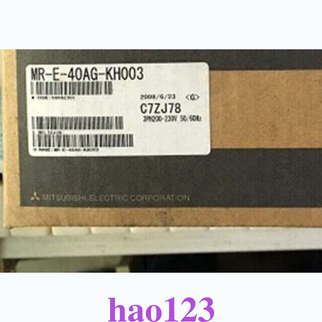One New Mitsubishi MR-E-40AG-KH003 AC Servo Drive In Box DHL or FedEx