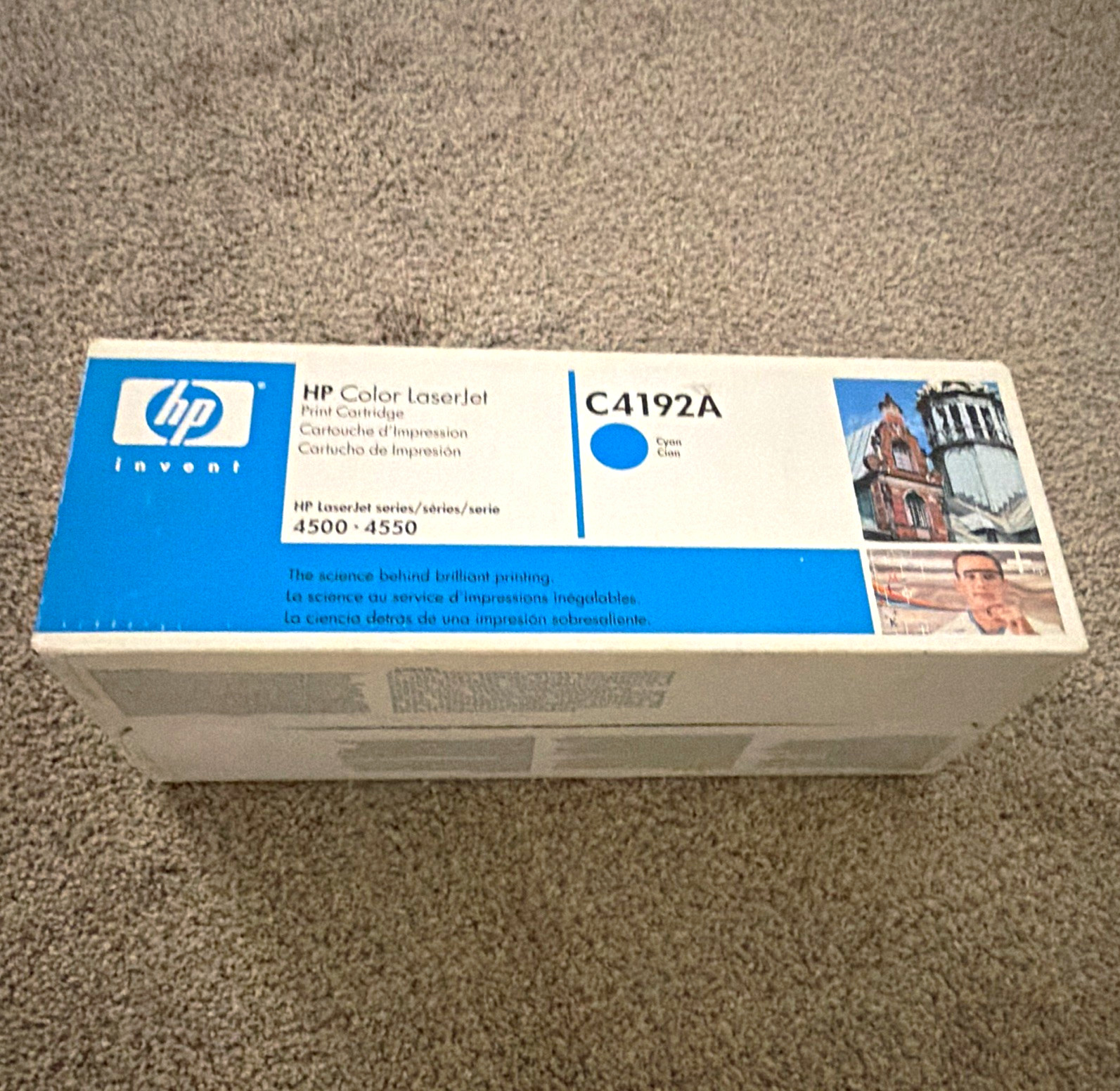 HP C4192A Cyan Genuine/Original LaserJet Toner Cartridge 4500 4550