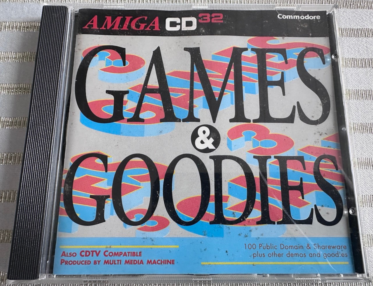 Commodore AMIGA CD³² GAMES&GOODIES CD-ROM, CDTV Compatible