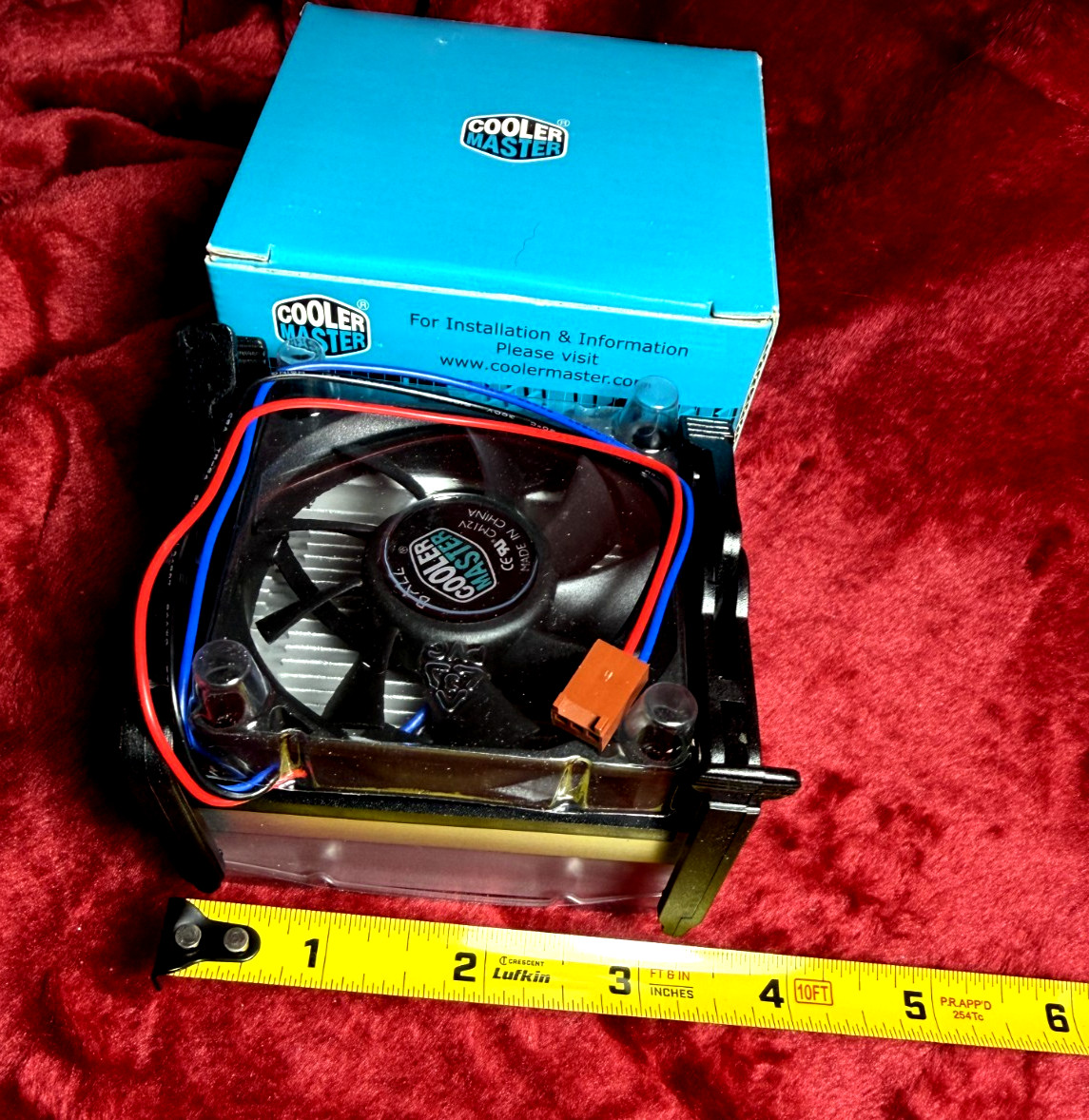 RETRO✔️NEW COOLMASTER CPU Cooling Fan✔️Socket 478✔️Ball Bearing✔️High Quality