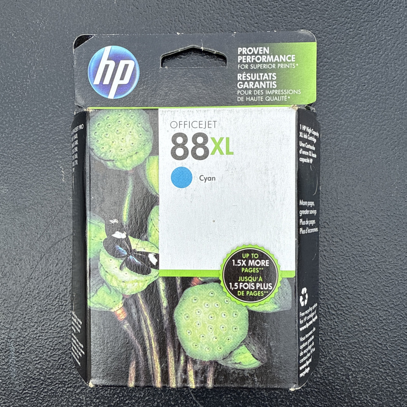 Expired New Sealed Genuine HP 88XL Ink Cartridge Cyan 6/2015 SEALED IN BOX