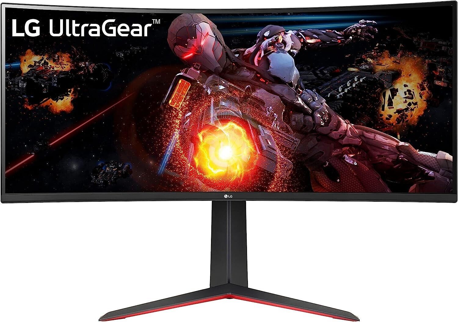 NEW LG UltraGear 34GP63A-B 34'' QHD HDR VA LED Curved Gaming Monitor