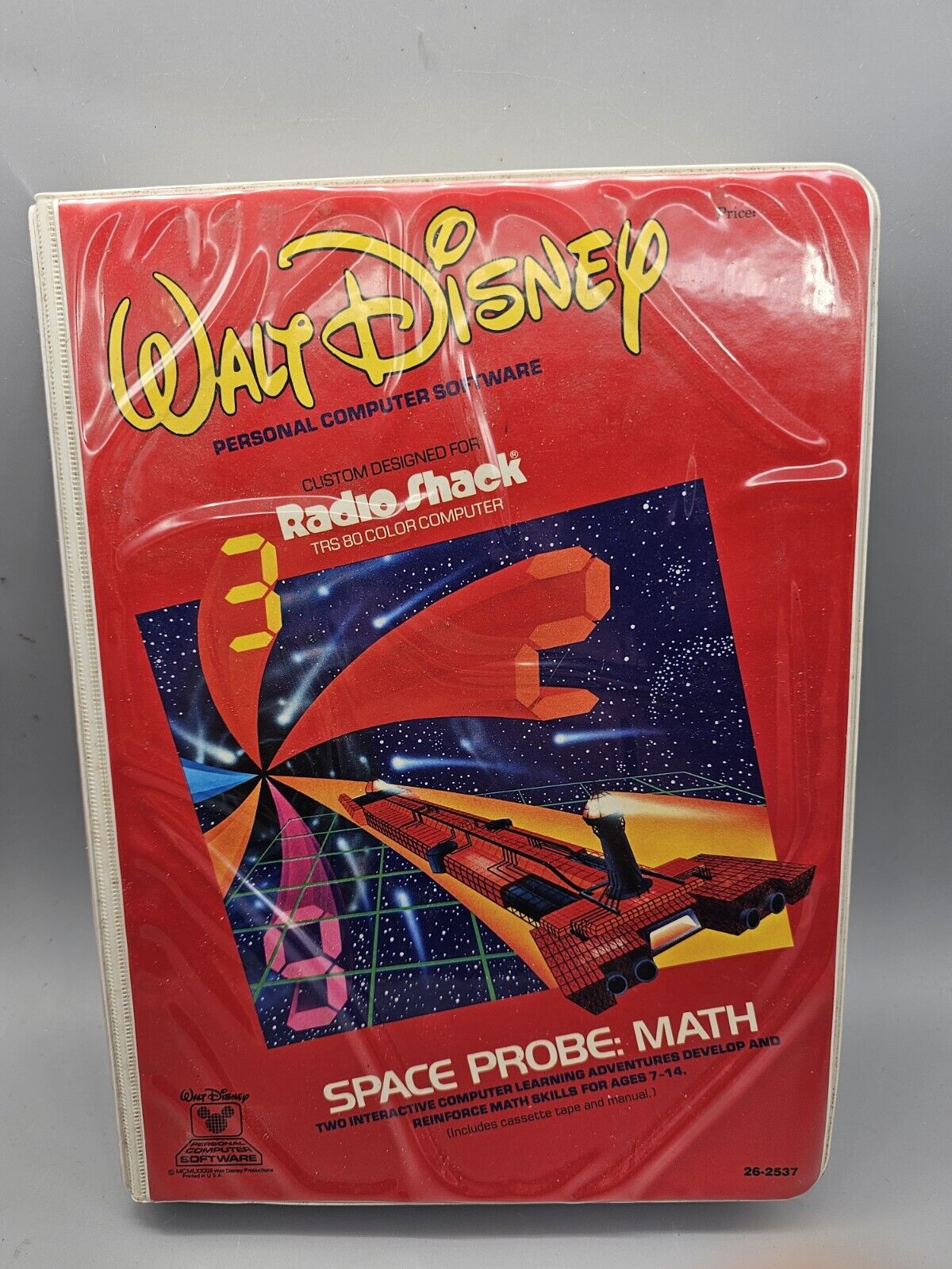 Walt Disney Space Probe Math Cat 26-2537 Radio Shack TRS-80 Color Computer