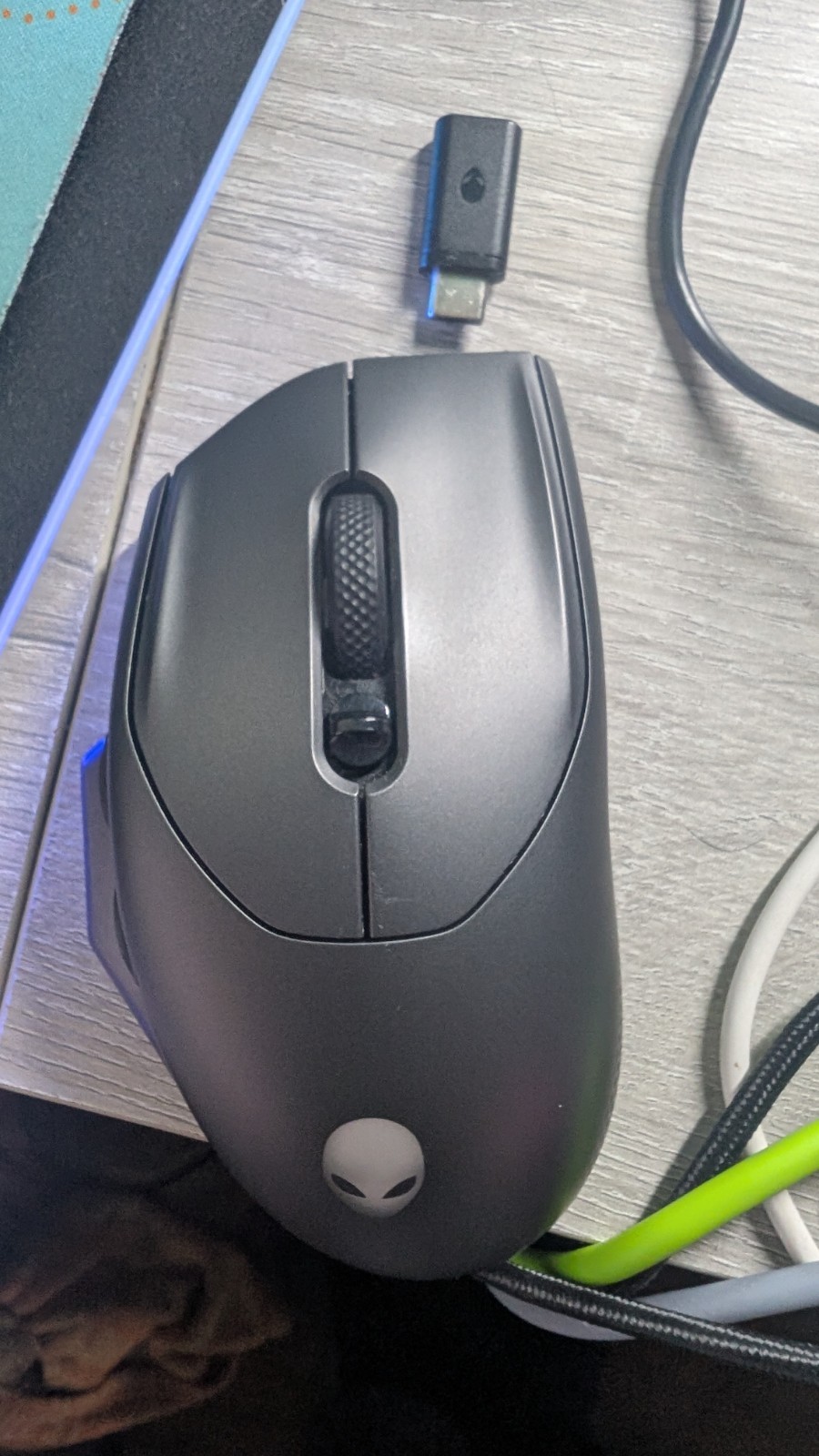 GENUINE Alienware Wireless Gaming Mouse 620M Dell (Missing Dongle) 5YN7R
