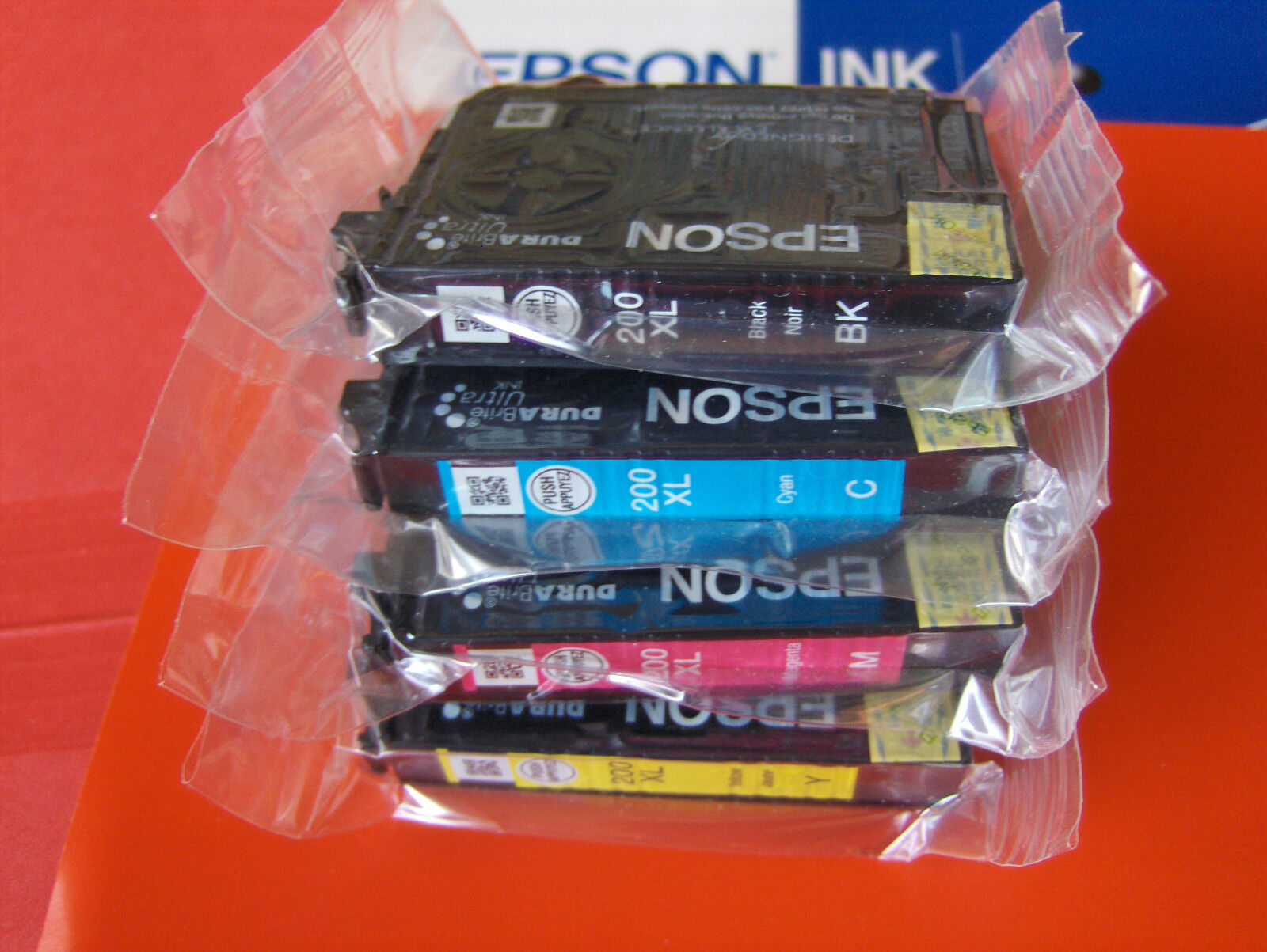 GENUINE Epson 200 200XL Inks set XP200, XP300, XP310, XP400 ALL XLs