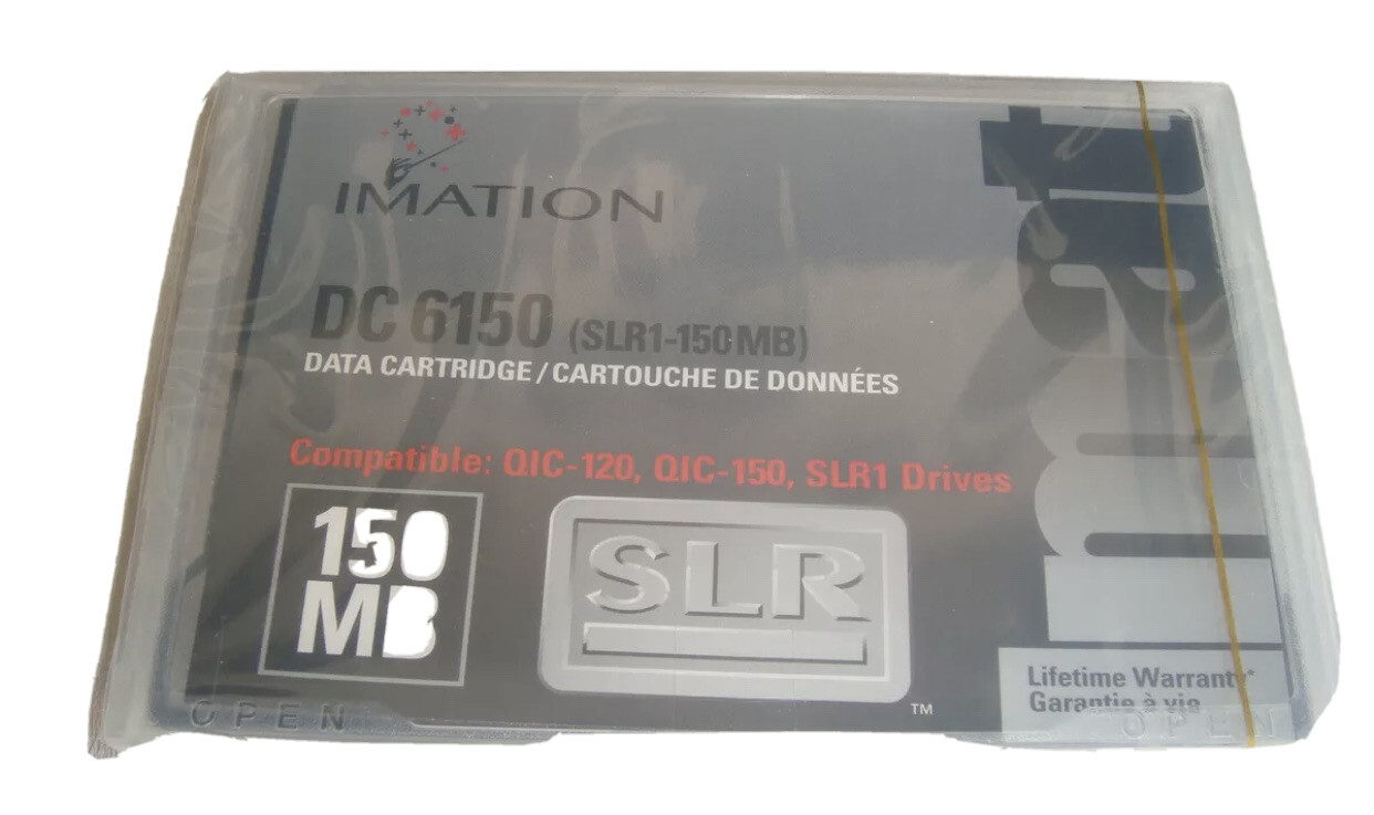 IMATION DC6150 SLR Data Tape Cartridge QIC SLR1-150MB 46155 1Pqck