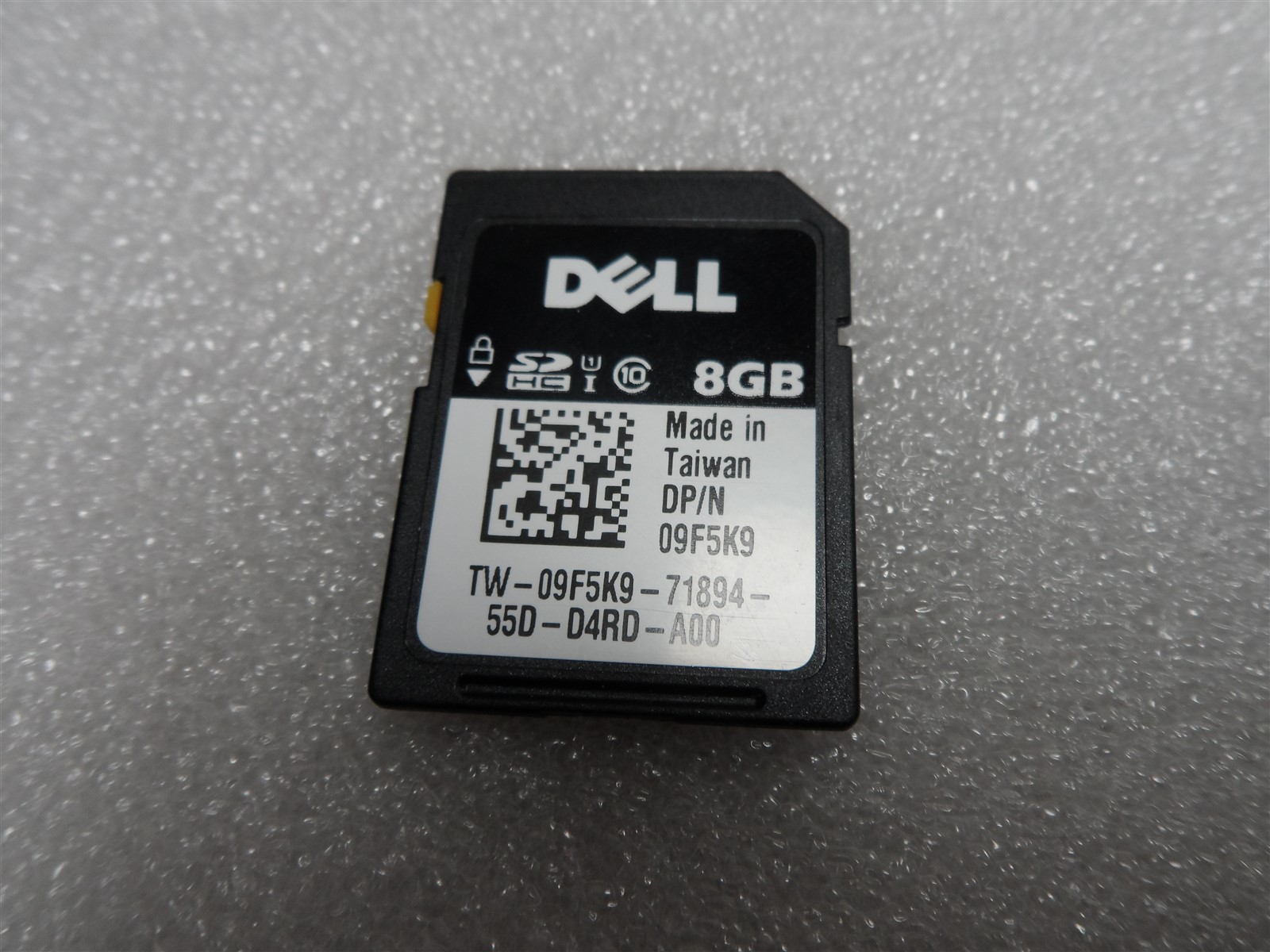 DELL 8GB SD CARD POWEREDGE SERVER R330 R430 R530 R630 R730 T330 T430 T630 9F5K9