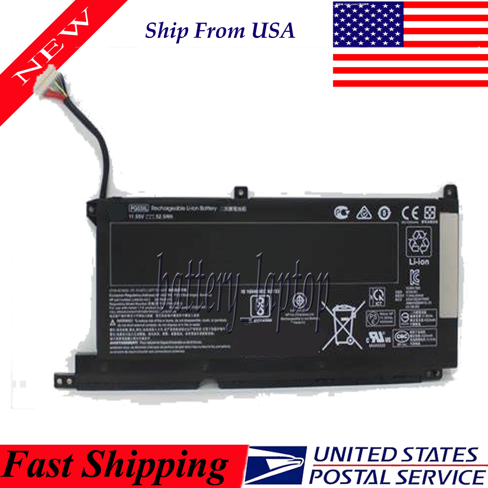 PG03XL PGO3XL Battery Compatible with Hp Pavilion 15-DK 15-DK0125TX HSTNN-OB1I