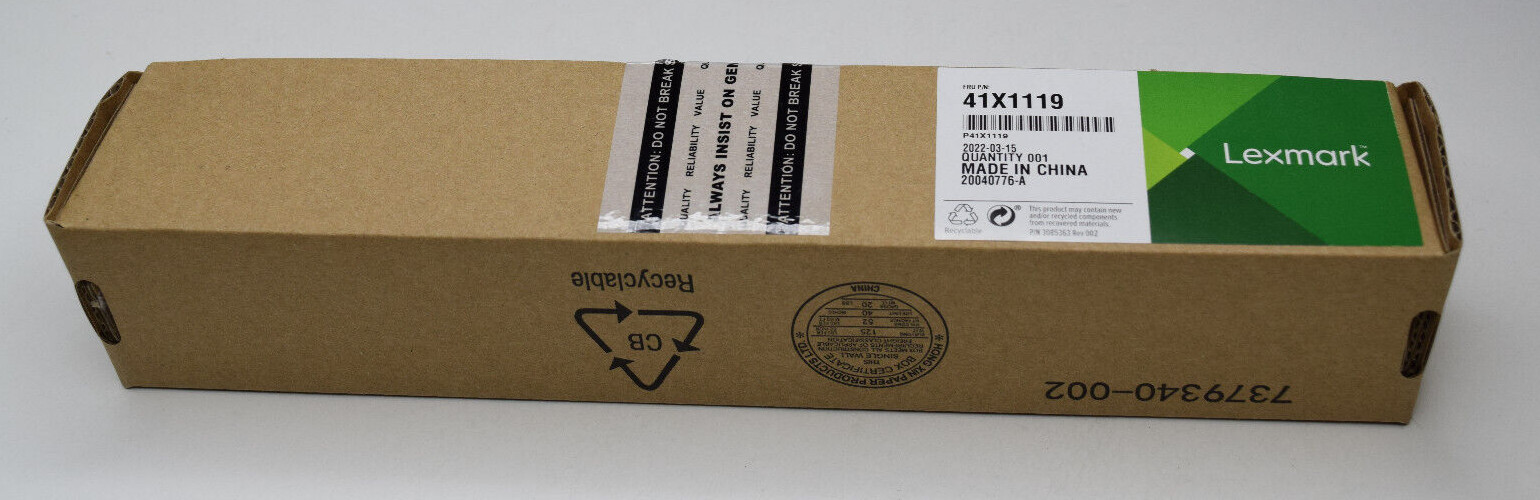 41X1119 Lexmark Genuine OEM Separator Pad - New Open Box